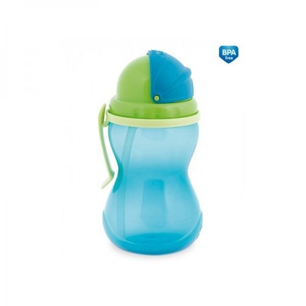 Canpol Babies Bottiglia Sportiva Con Cannuccia 370 Ml - Turchese-image