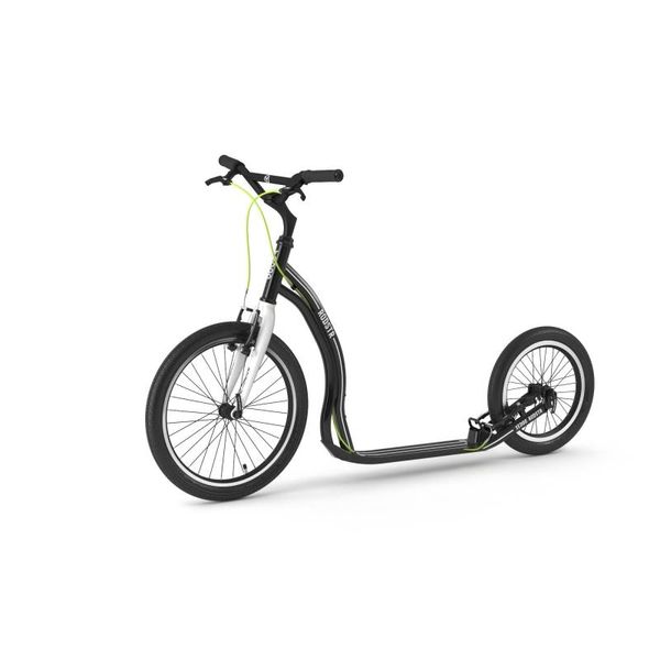 Yedoo Rodstr Scooter In Lega - Per Adulti E Ragazzi, Fino A 150 Kg, Con Pneumatici 20/16 E Manubrio Regolabile Nero-image