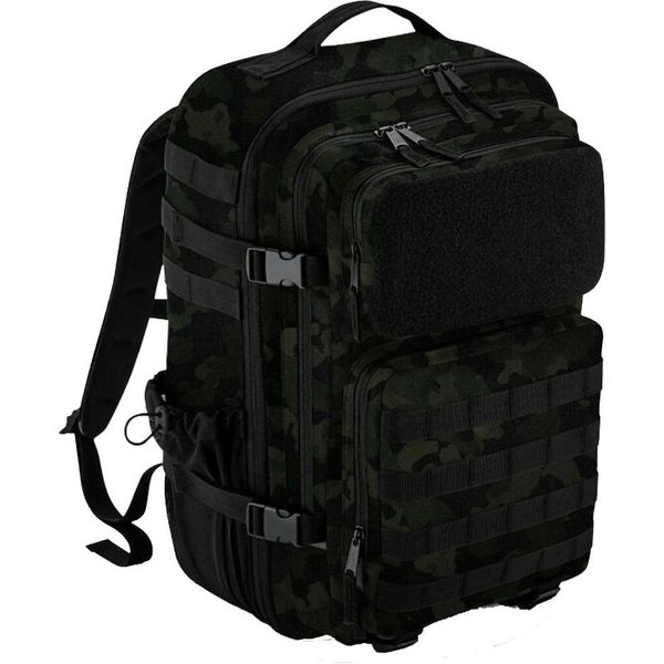 Bagbase - Zaino "Molle Tactical"", Fantasia Mimetica, 35L BC5066 (Taglia Unica) (Verde Militare)"-image