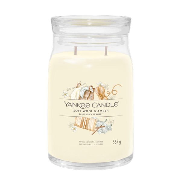 Yankee Candle - Soft Wool & Amber Signature Candle (Soft Wool And Amber) 567.0G-image