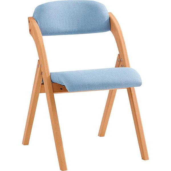 Sobuy Sedia Pieghevole In Legno Imbottita Sedia Ergonomica Da Cucina E Da Pranzo Pieghevole E Salvaspazio Pronta Per L'assemblaggio Per Cucina Balcone Ufficio Blu FST92-BL-image