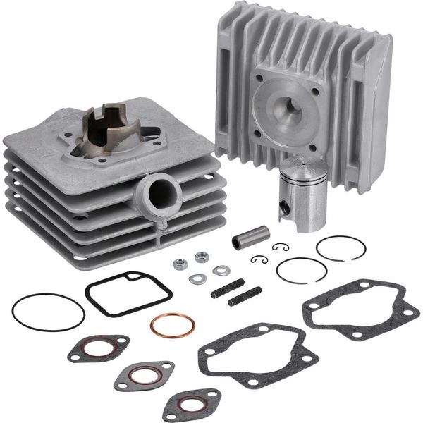 Set: Cilindro Schmitt Sportfreund "Almot Edition"" + Pistone + Testa, 50Cc 38Mm - Per Simson S51, KR51/2, SR50"-image