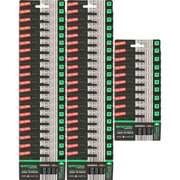 Patona Premium 500X Batterie Aaa (50X10Er) Confezione 1,5V Alcalina-image
