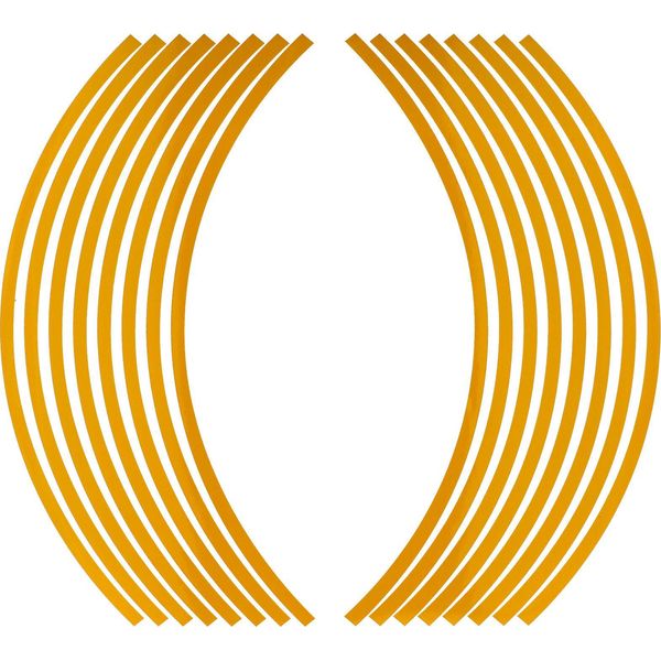 Racing Rim Band Yellow, Adesivo Per Il Fianco Del Cerchio-image