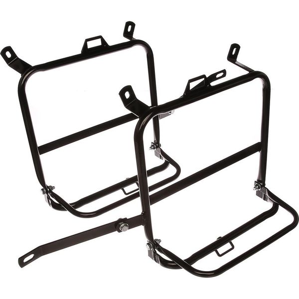 Set: Portapacchi Laterale Destro + Sinistro, Nero - Mz ETZ250-image
