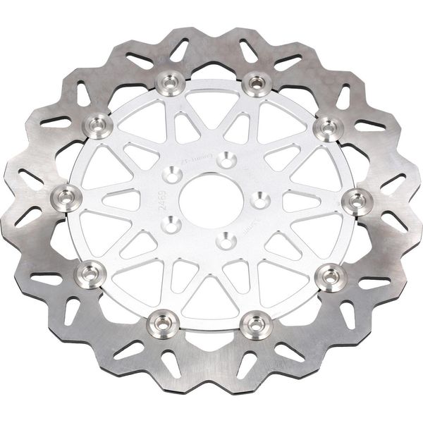 Disco Freno Di Sintonia Zt 260Mm, Cuscinetti Flottanti, Argento - Per Simson S50, S51, S53, S70, S83-image