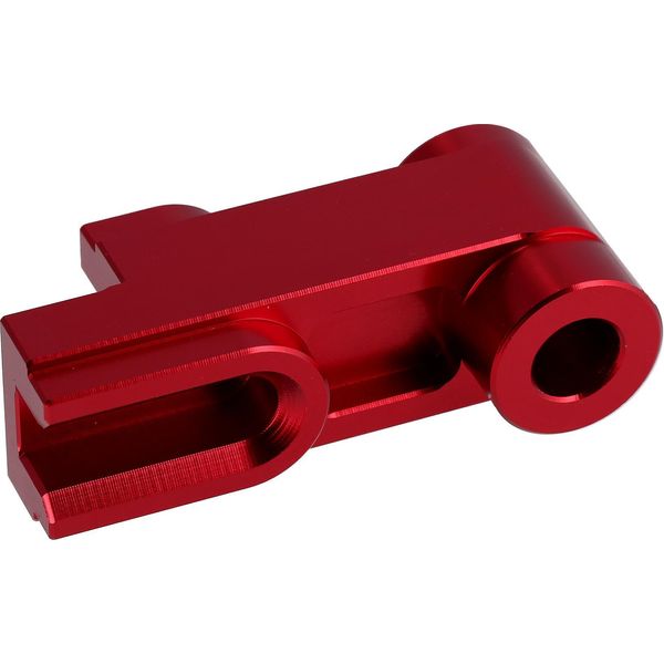 Distanziale Cnc "Rnr"", Porta Controporta Freno, Anodizzato Rosso - Per Simson S51, S50, SR50, Schwalbe KR51, SR4"-image