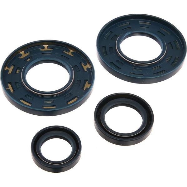 Set: Motore Guarnizioni Per Alberi, Blu, Doppio Labbro - Per Mz TS250-image