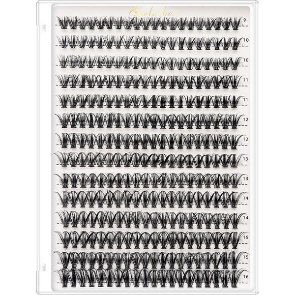 Inf Ciglia Finte D Curl (14 File) 80P, Fibra Importata, Per Look Naturale-image
