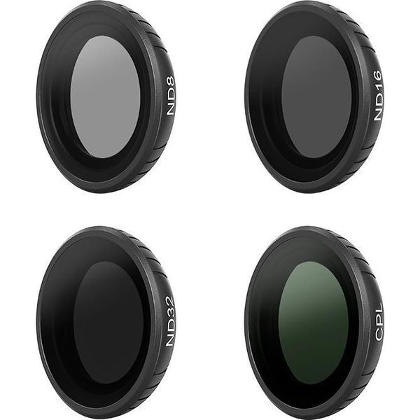 Inf Kit Di Filtri Impermeabili Per GO3 - ND8/16/32+CPL, Lega Di Alluminio, 4 Pezzi-image