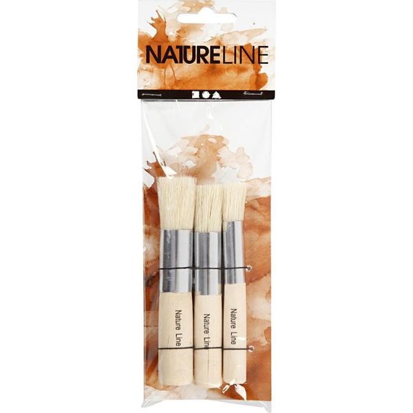 Creativ Company Cc Nature Line Set Di Spazzole Per Assorbenti Da 3 Pezzi-image