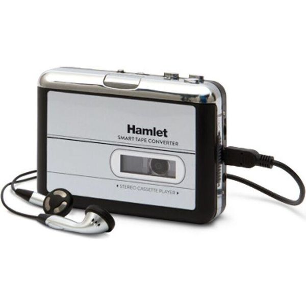 Hamlet Smart Tape Converter Mangianastri Portatile Convertitore Audiocassette In Mp3 In 3 Step-image