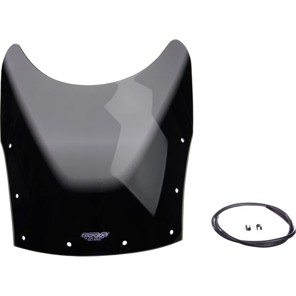 Parabrezza Mra Spoiler Parabrezza S Grigio Fumo Con Abe Per Kawasaki Gpz 1000 Rx-image