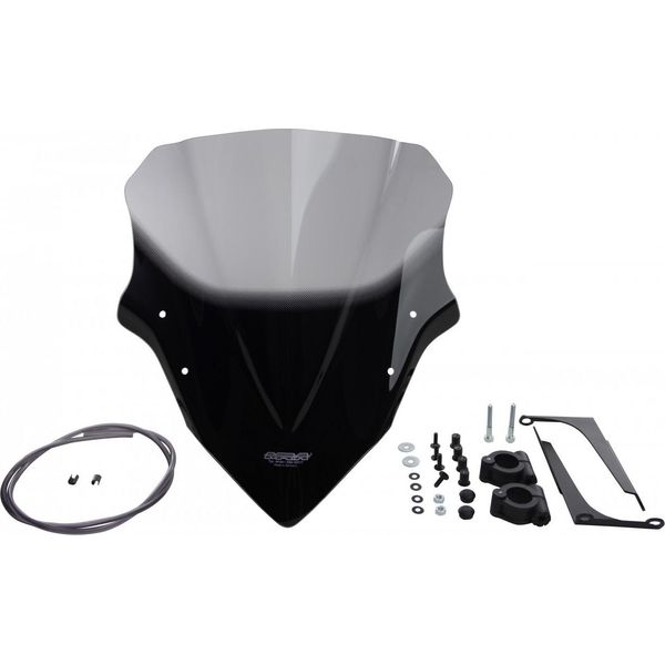 Parabrezza Mra Racing Nrm Grigio Fumo Con Abe Per Yamaha FZ1 Fazer-image