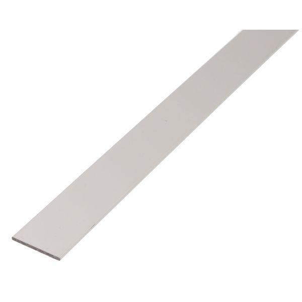 Alberts 471750 Barra Piatta, Alluminio, Anodizzato Argento, 2000 X 60 X 3 Mm-image