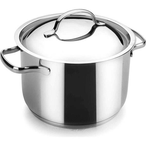 Lacor 32128 Pentola Per Carne Con Coperchio 28 Cm Basic-image