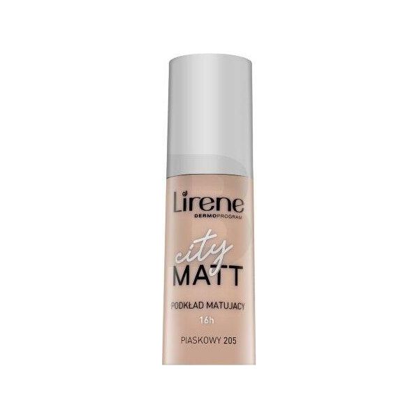 Lirene City Matt Fluid Make-Up - Fluido Effetto Opacizzante 205 Sand 30 Ml-image