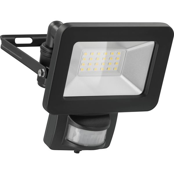 Goobay 53879 Faretto Led Da Esterno, 20 W, Con Rilevatore Di Movimento Con 1700 Lm, Luce Bianca Neutra (4000 K), Sensore Pir Con Funzione On/Off E Pressacavo M16, Adatto Per Uso Esterno (IP44)-image