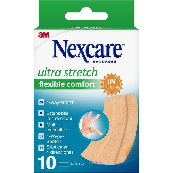 Nexcare™ N1170BNEW Nexcare™ Pflaster Ultra Stretch Flexible Comfort N1170BNEW Beige 6,0 X 10,0 Cm, 10 St.-image