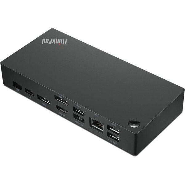 Lenovo Thinkpad Universal USB-C Kabelgebunden Usb 3.2 Gen 1 (3.1 Gen 1) Type-C Schwarz (40AY0090SA)-image