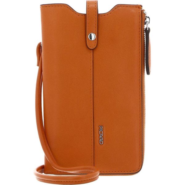 Picard Pelle Borsa Per Cellulare Borsa A Tracolla Spirit 1 Smartphone Bag Papaya Arancione-image