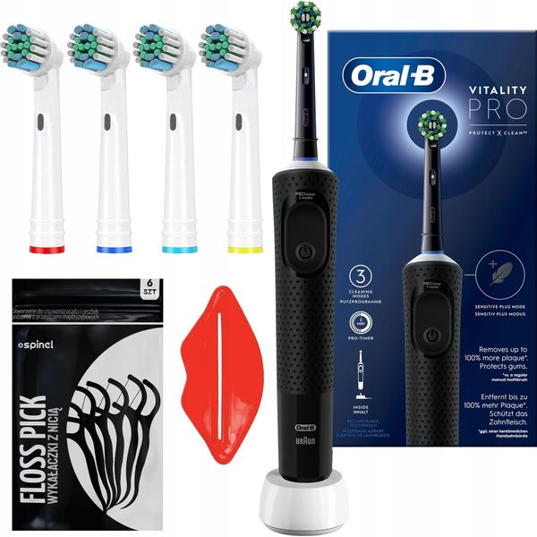 Spazzolino Elettrico Oral-B Vitality Pro D103 Cross + Testina-image