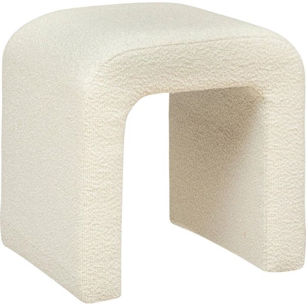 Hocker "Sevi"" Bouclé - 41X35 Cm - Atmosphera Interior Designer"-image