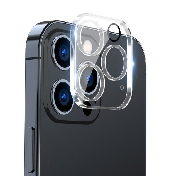 Per Apple Iphone 15 Pro / 15 Pro Max Vetro Protettivo Lente Della Fotocamera Vetro Duro H9 Trasparente-image