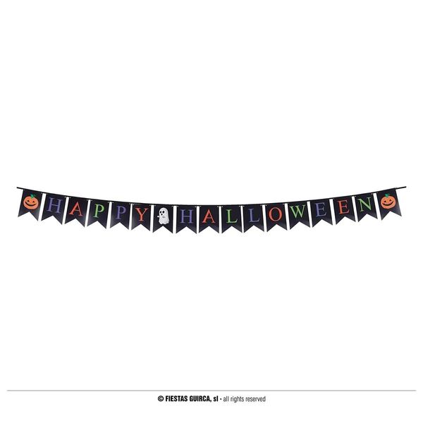 Guirca Pennant Pumpkins 15X20 Cm 300 Cm Taglia Unica-image