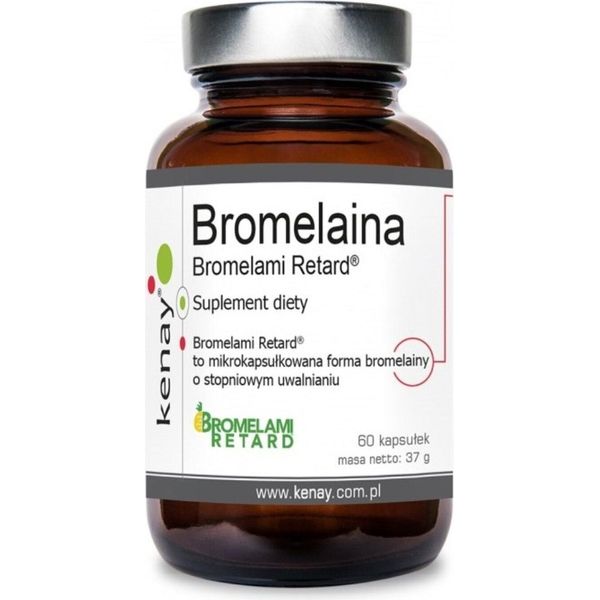 Integratori Alimentari Kenay Bromelaina Bromelami Retard (60 Capsule) 8396-image