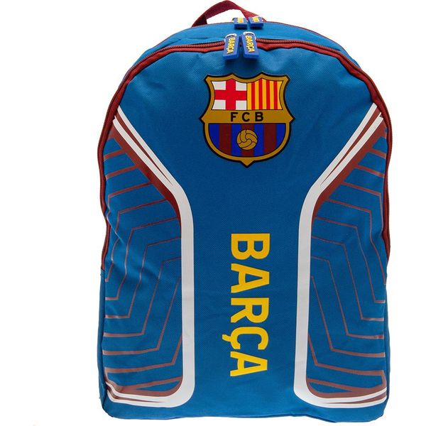 Fc Barcelona - Zaino, Crest TA10725 (Taglia Unica) (Blu/Rosso Vino)-image