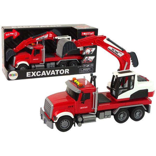 Camion Escavatore Con Luci E Suoni-image
