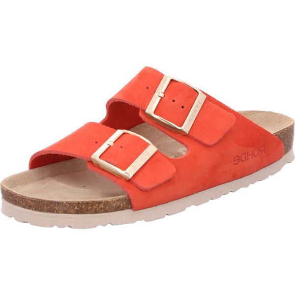 Rohde Alba Scarpe Da Donna Muli Plantare Rosso Tempo Libero, Numero Di Scarpe: 39 Eu-image