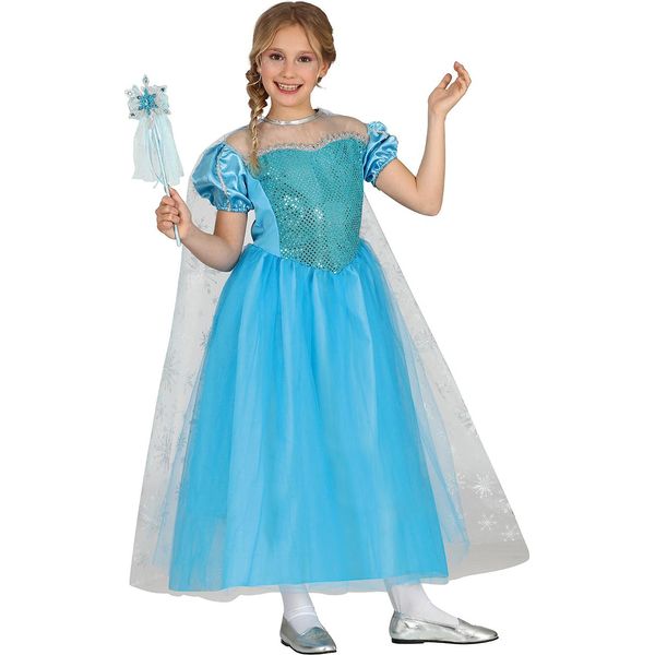 Guirca Costume Da Principessa Del Ghiaccio Bambina 10-12 Anni 10-12 Anni-image