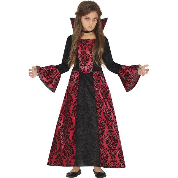 Guirca Costume Da Vampiro Ragazza 10-12 Anni 10-12 Anni-image