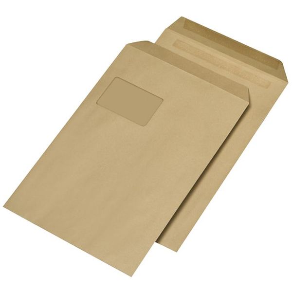 Mailmedia Versandtaschen C4 Selbstklebend, Mit Fenster - FüR Den Markt: D - L - A (38330-7)-image