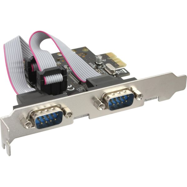 Inline® 76619C Scheda Di Interfaccia, 2X Seriale A 9 Pin, Pcie (Pci-Express)-image