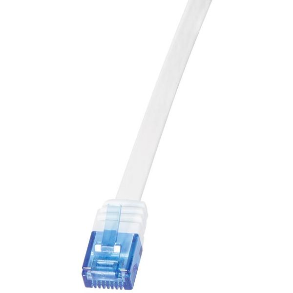 Logilink Professional CP0138 Cavo Patch Piatto Logilink U/Utp, Cat. 5E, 7,5 M, Bianco-image