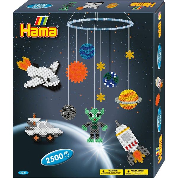 Hama Bgelperlen Midi "Space Mobile"", Confezione Regalo"-image