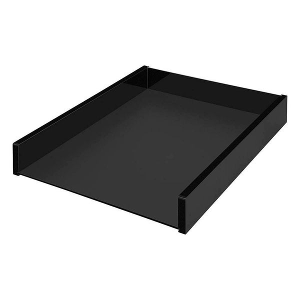 Wedo 63 8001 Vassoio Per Lettere Wedo "Black Office"", Din A4, Nero"-image