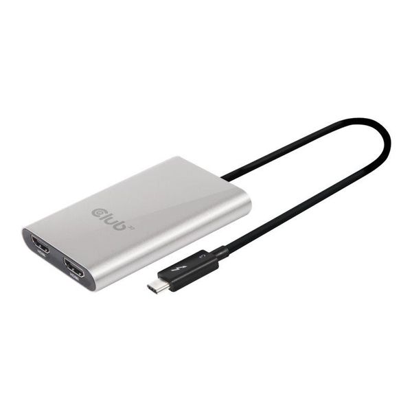Adattatore Club3D Thunderbolt 3 > 2X Hdmi 4K@60Hz Attivo St/Bu Al Dettaglio-image