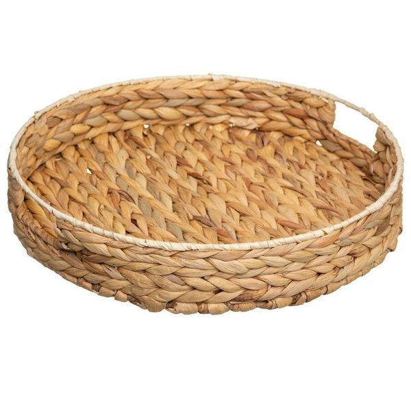 5 Cinque Semplicemente Intelligenti - Tablett Rund 35Cm "Jacynte"" Wasserhyazinthe"-image