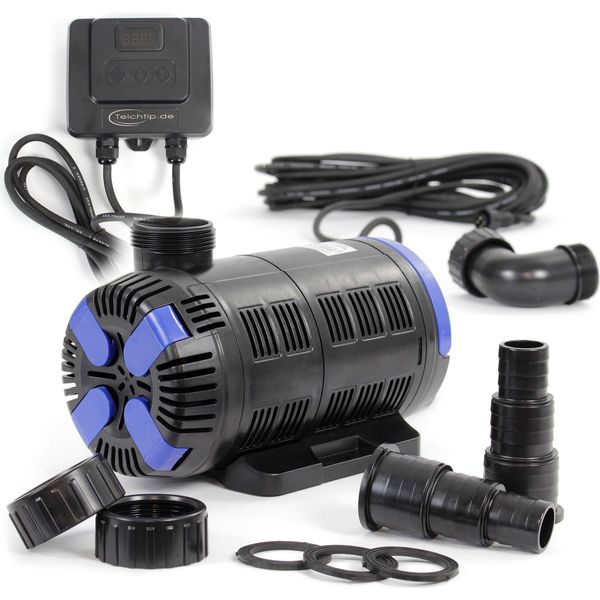 Sunsun CET-15000 Pompa Per Laghetti Supereco 15.000 L/H / 180 W, Pompa Filtro A Risparmio Energetico, Pompa Per Corsi D'acqua Per Laghetti Koi, Pompa Di Circolazione, Pompa Per Laghetti Da Giardino-image