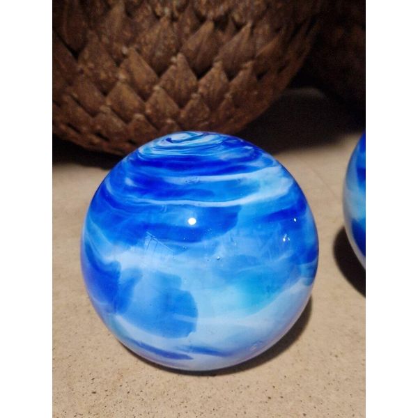 Palla Di Vetro Di Ricambio Blu Palla Di Ricambio Blu - 12 Cm-image