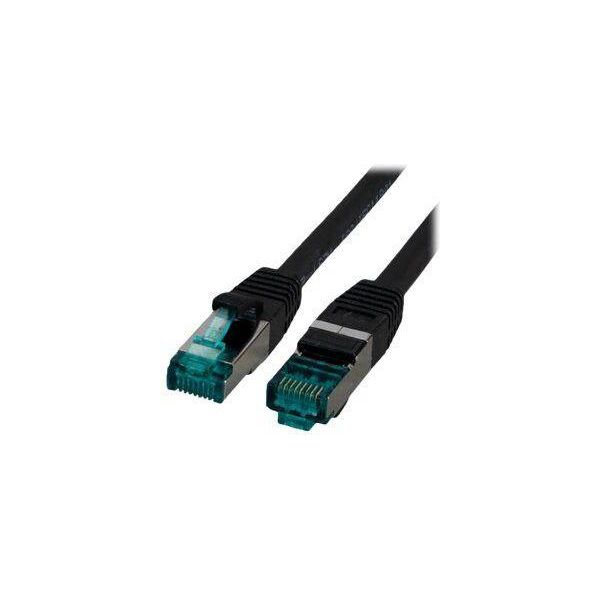 Efb MK6001.15B Efb RJ45 Patchkabel S/Ftp, Cat.6A, Lszh, 15M, Schwarz-image