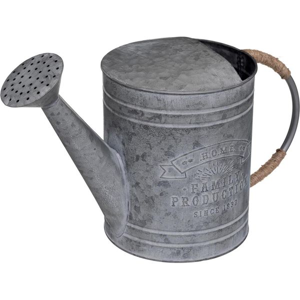 Annaffiatoio - Grigio - Metallo H25 Cm - Atmosphera CréAteur D'intéRieur-image