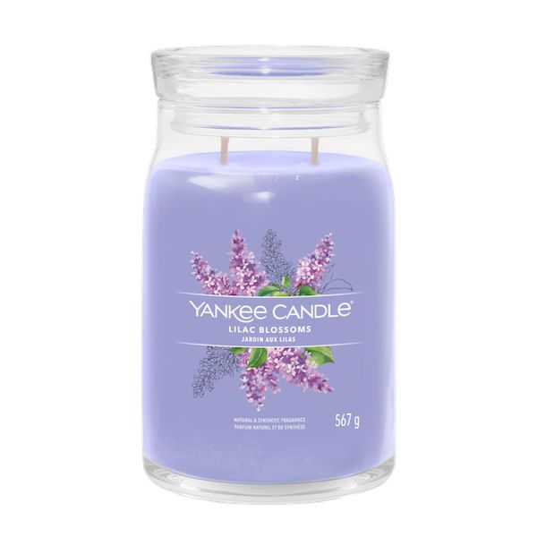 Yankee Candle - Lilac Blossoms Signature Candle (Lilac Flowers) 567.0G-image