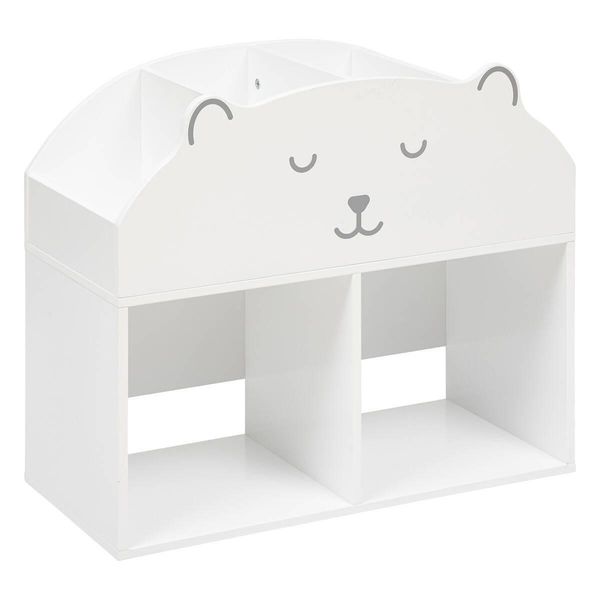 Mobili Contenitori "Ourson"" In Legno - Bianco - Atmosphera CréAteur D'intéRieur"-image