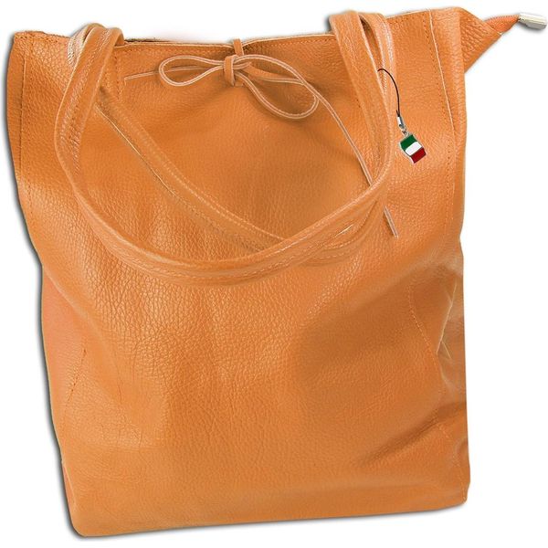 Florence Borsa In Pelle Shopper Tracolla Marrone Chiaro OTM107C-image