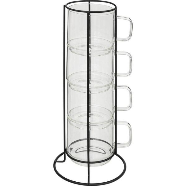 Sg Secret De Gourmet - Rack 4 Becher "Mia"" Aus Borosilikatglas 30Cl"-image